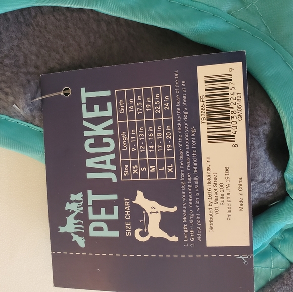 NWT Pet jacket - Picture 5 of 6